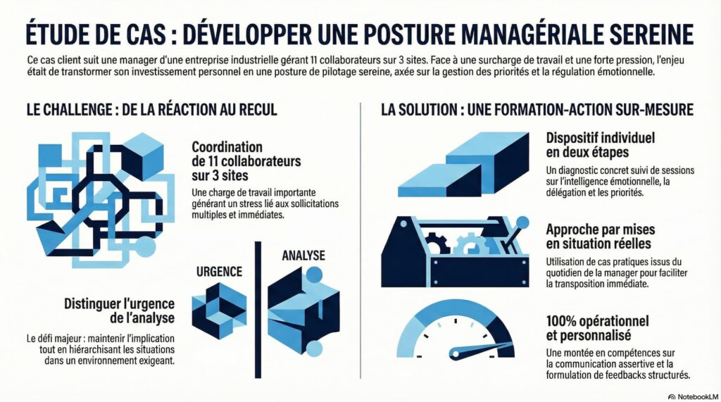 Infographie Cas Client - Posture managériale
